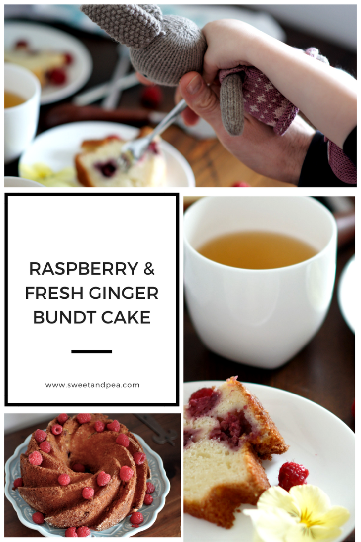 Fresh Ginger and Raspberry Bundt Cake