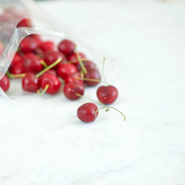 Whole Grain Cherry Scones with Balsamic Cherry Compote