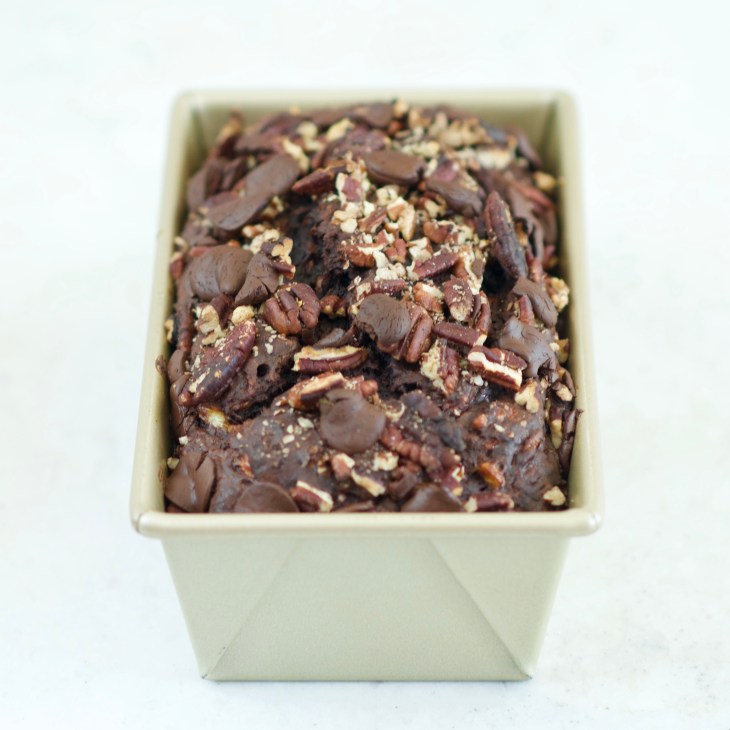 Bake a healthier Banana Bread: Low sugar, high fibre, Omega 3 6 fatty acids, make this a nourishing chocolate treat