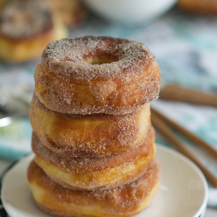 Easy Overnight Doughnuts: Fresh, homemade doughnuts are simple to make with this basic recipe. Enjoy with cinnamon sugar, or fill with chopped, fresh cherries