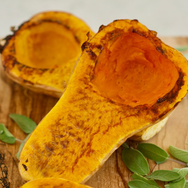 Roasted Butternut Squash Lasagna with hazelnuts and sage