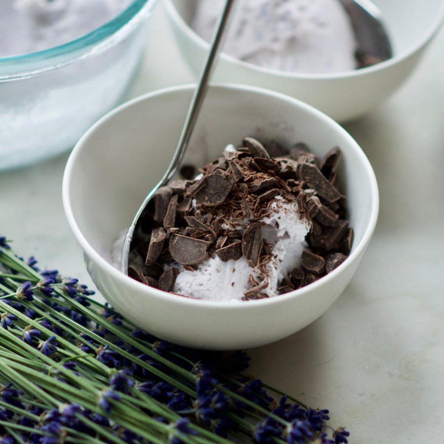 No Churn Lavender Ice&nbsp;Cream