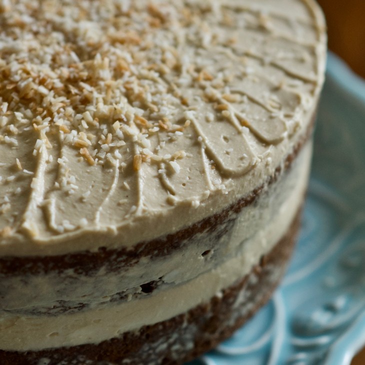 Carrot Coconut Cake adapted from Rebar