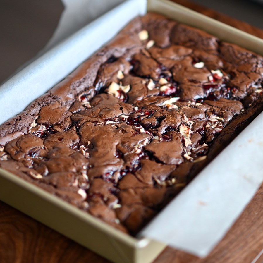 Raspberry Cheesecake Brownies
